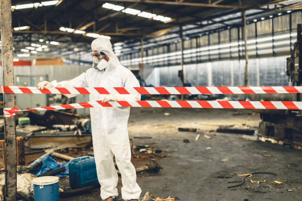 Professional Biohazard technician working in Byron, MN